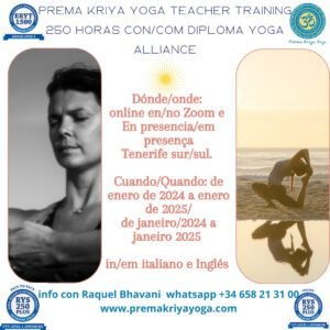 PREMA KRIYA YOGA - teacher training portugues e espanol