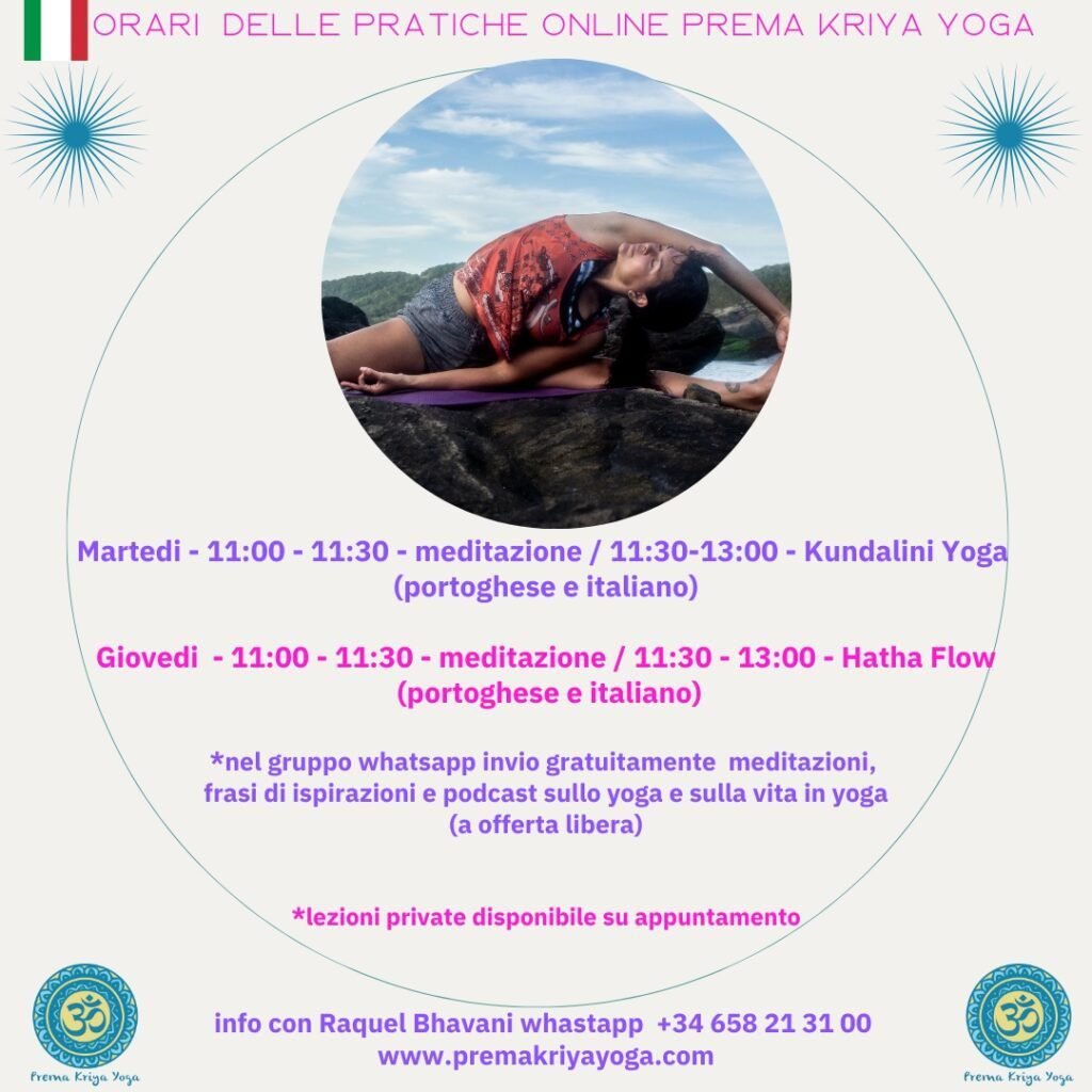 PREMA KRIYA YOGA - lezioni yoga prema kriya yoga italiano