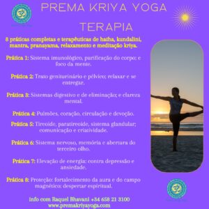 8 aulas prema kriya yoga terapia