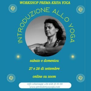 PREMA KRIYA YOGA - Workshop IT Introduzione Allo Yoga - 01