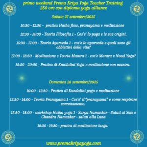 PREMA KRIYA YOGA - Workshop IT Introduzione Allo Yoga - 02