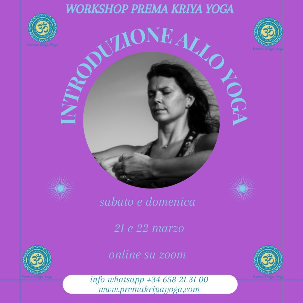 workshop marzo prema kriya yoga
