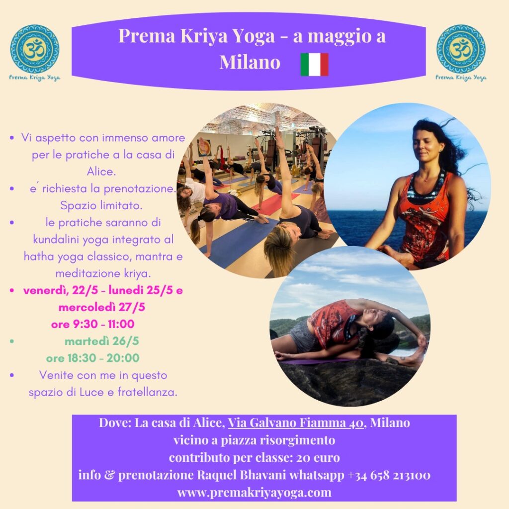 PREMA KRIYA TOGA - yoga a milano - casa di alice