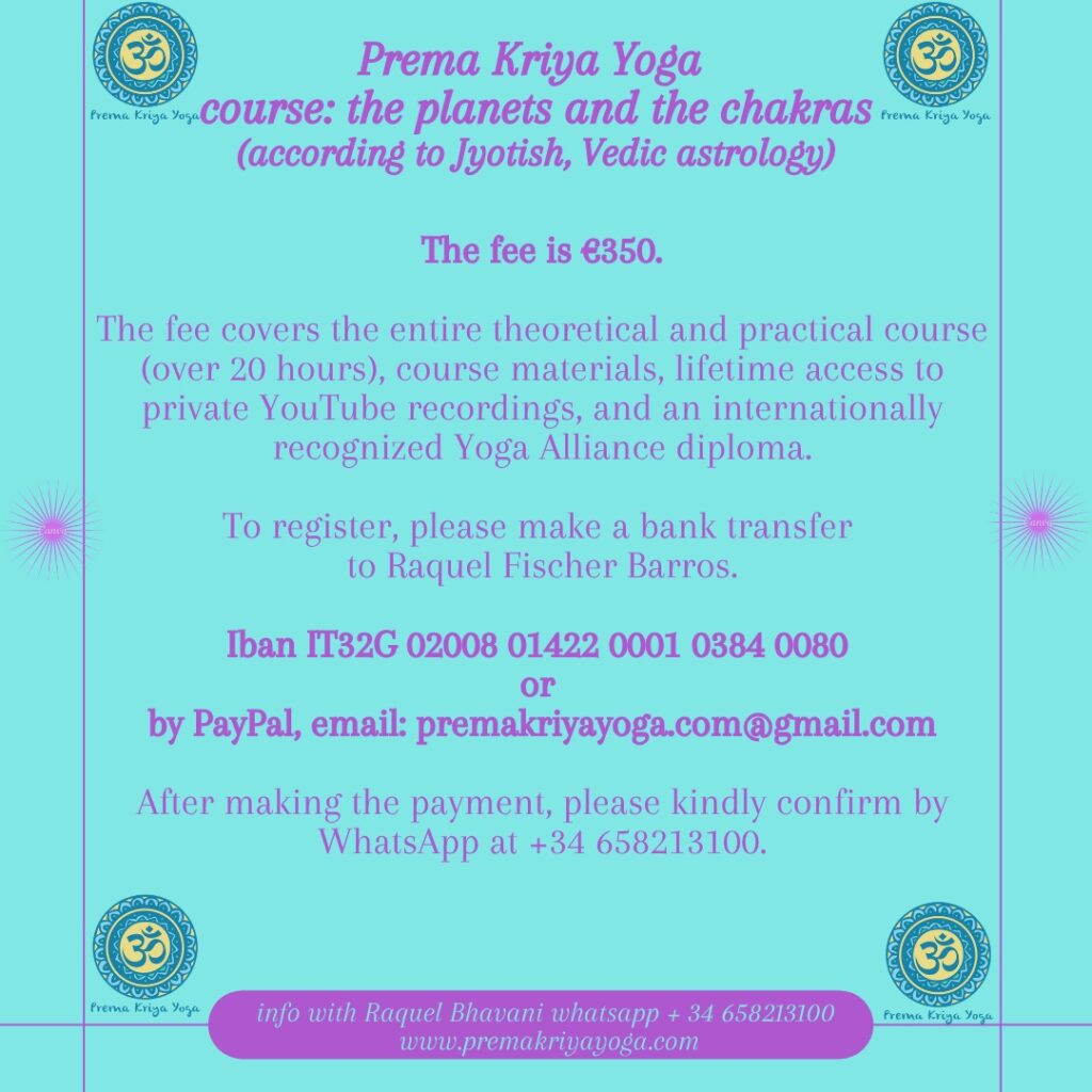PREMA KRIYA YOGA - planets and chakras course in english (7)